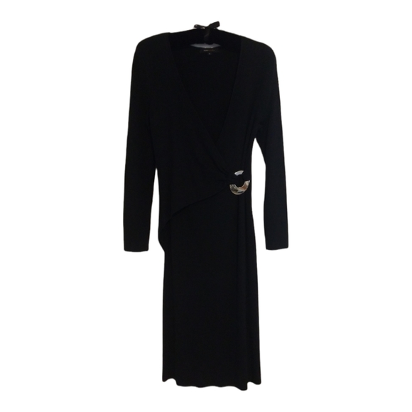 BCBG Max Azria Black Knit L/S Dress - Picture 4 of 6